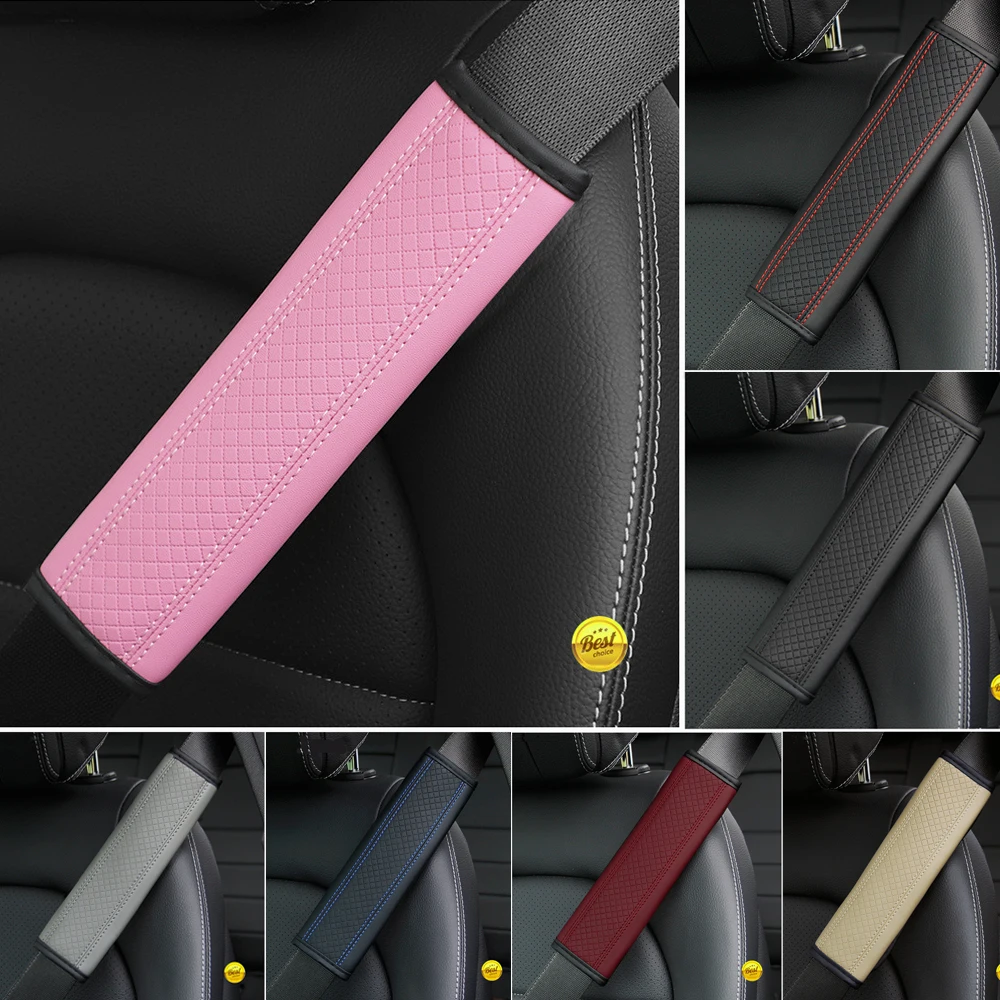 

Car Seat Belt Covers Safety Belt For Ford Focus Edge Explorer Ecosport Escape Expedition F-150 C-MAX Fusion Mondeo Taurus 1pcs