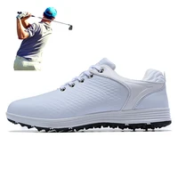 new classic white black golf sneakers mens outdoor non slip comfortable walking shoes mens fitness sports jogging shoes 9099