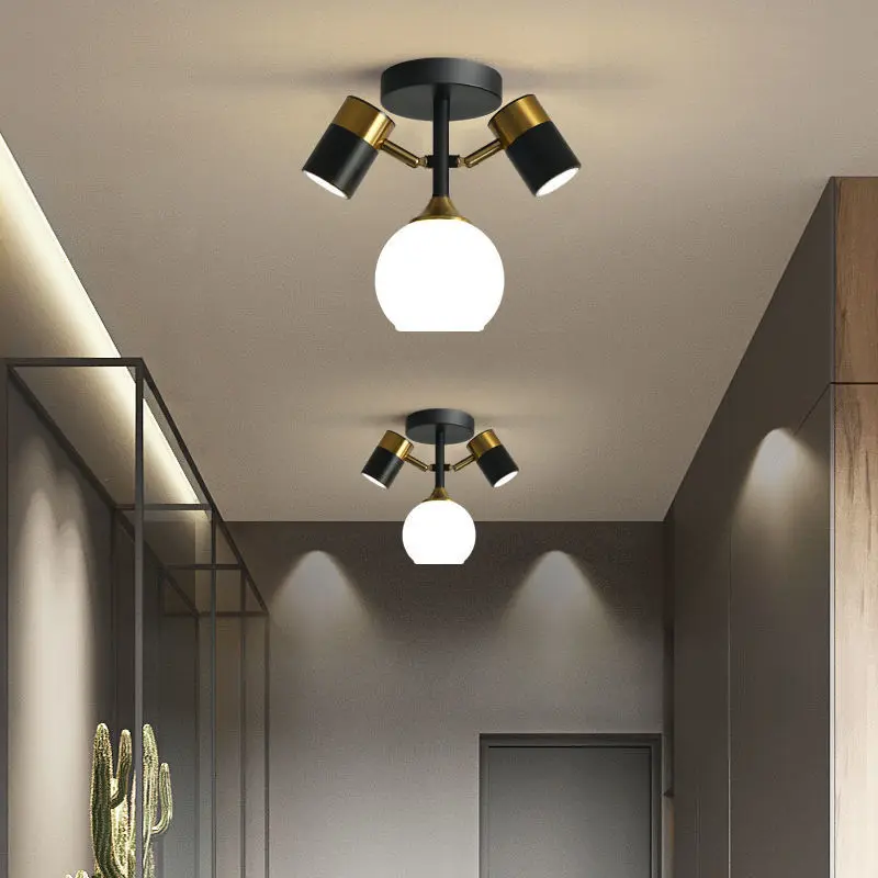 

Corridor light LED Nordic creative personality corridor light simple spotlight cloakroom porch balcony ceiling light