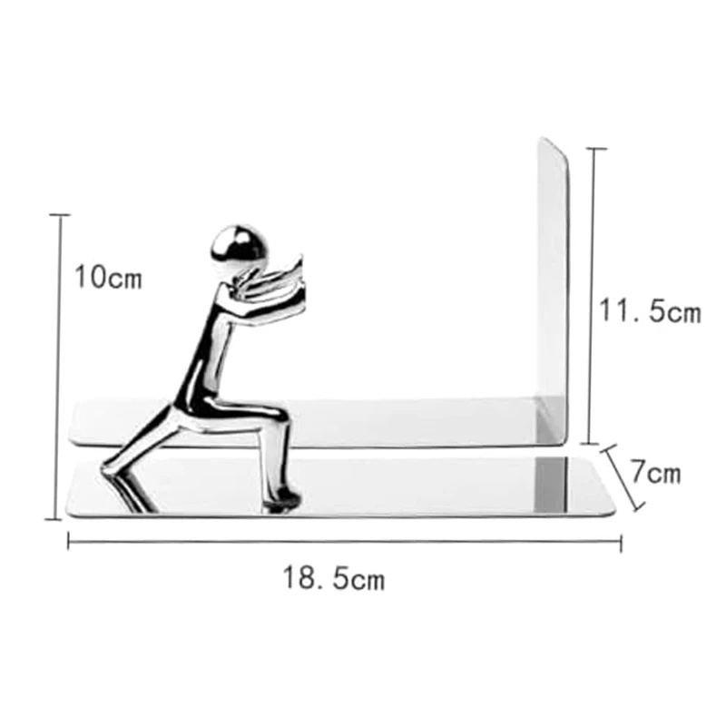 Креативная книжная полка подставка для книг концы удержания чугунные книжные