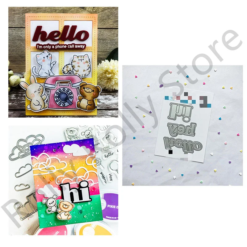 

Metal Cutting Stencil Letter Decoration Template Paper Card Making DIY Craft Scrapbook Embossing Numbers Handmade Style 2022 New