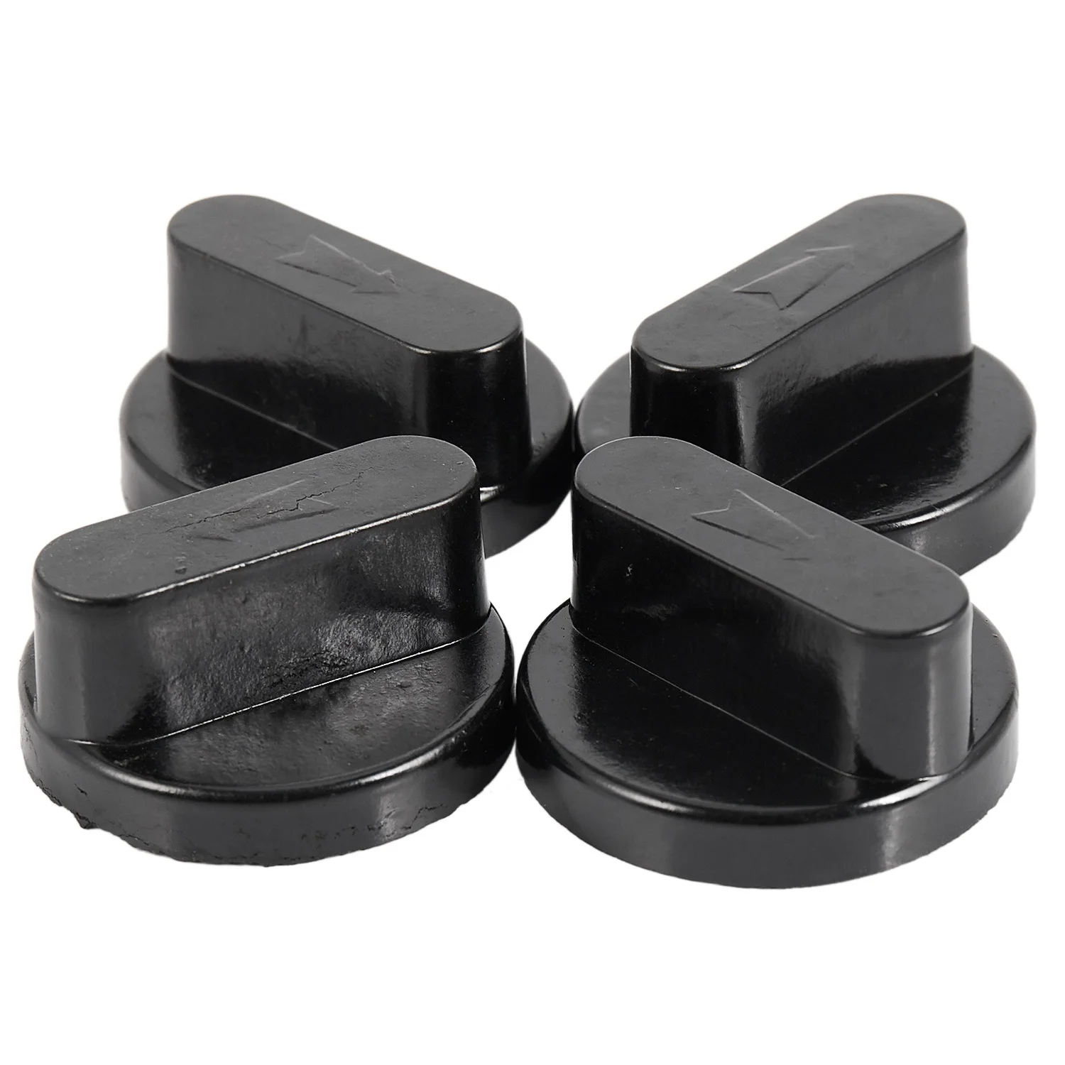 Pack Of 4 Gas Stove Knobs Easy To Install Practical Replacement Elegant Switch Knob for Repair Use
