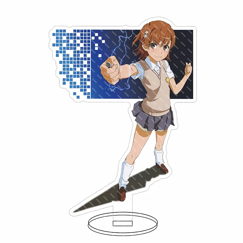 В наличии аниме Toaru Kagaku no Railgun T Tatachi Mikoto Misaka Shirai Kuroko Косплей Фигурка ПВХ Настольная