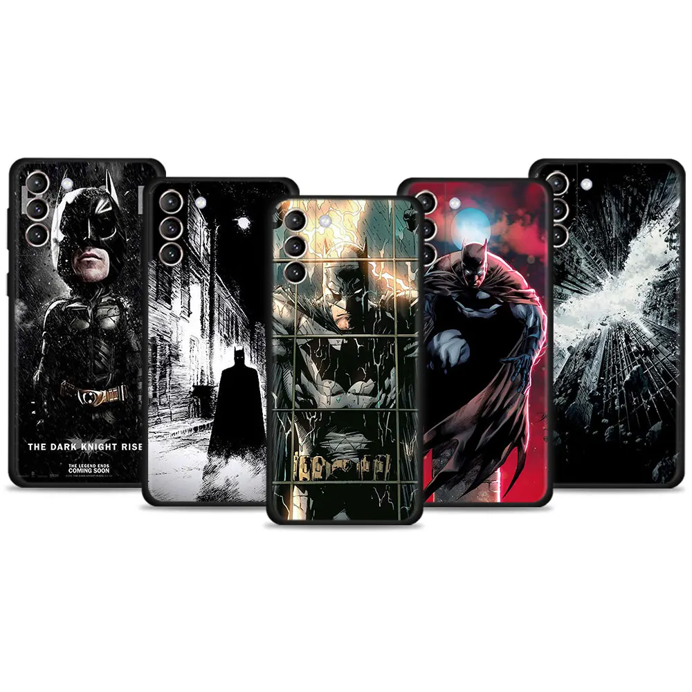 

Dark Hero Batman Coque for Samsung Galaxy S22 20 21 FE Ultra S10 S9 S8 Plus S10 Note 20 10 Celular Funda Phone Case Cover