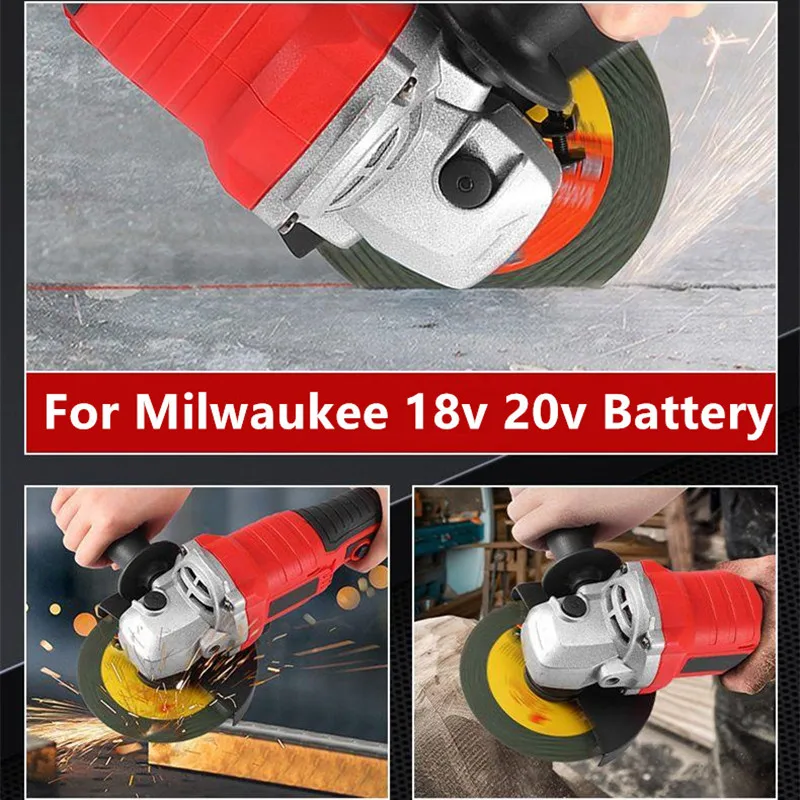 Бесщеточная угловая шлифовальная машина для Milwaukee 18 в 20 аккумулятор 125 мм 3