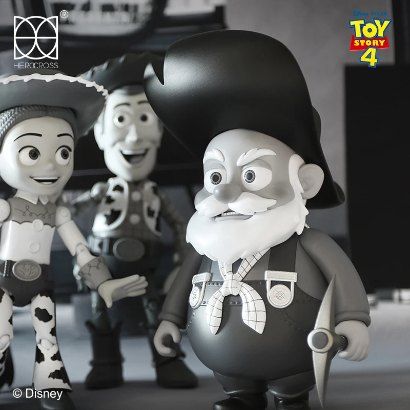 

Genuine Disney Toy Story Dolls Miners Elderly Mobile Handmade Tidal Play Fashion Decoration Anime Desktop Dolls Birthday Gift