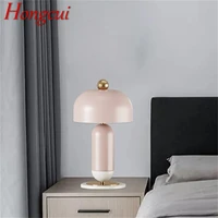 hongcui nordic table light modern macaroon desk lamp led home decorative parlor bedroom childrens room