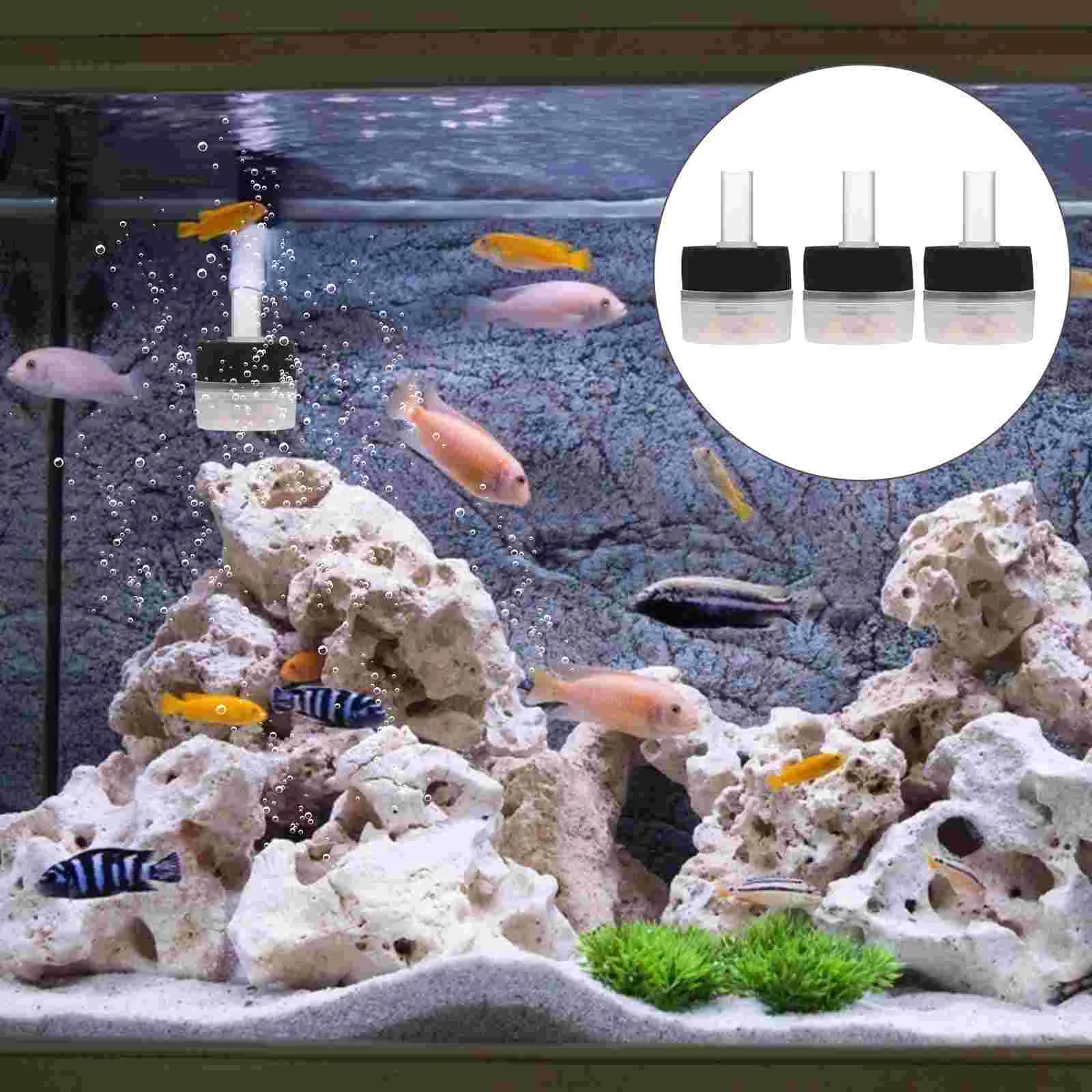 

3pcs Fish Tank Aquarium Sponge Filter Air Driven Biochemical Water Filters