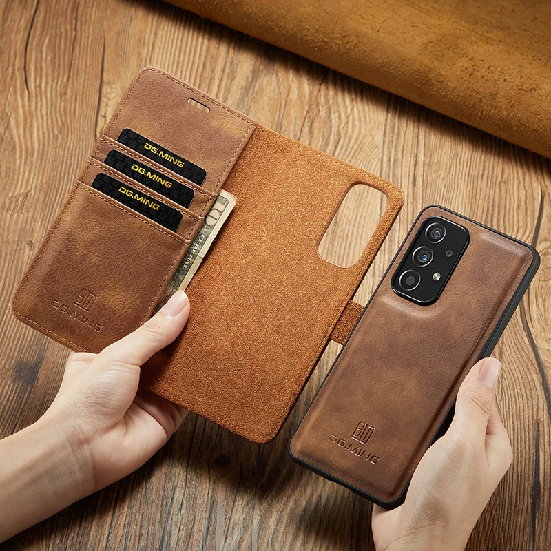 

For Samsung S8 S9 S10 Plus S20 S21 FE Ultra A21S A31 A51 A71 5G Note8 9 10 20 A20 A30 A32 A50 A70 Magnetic Leather Case