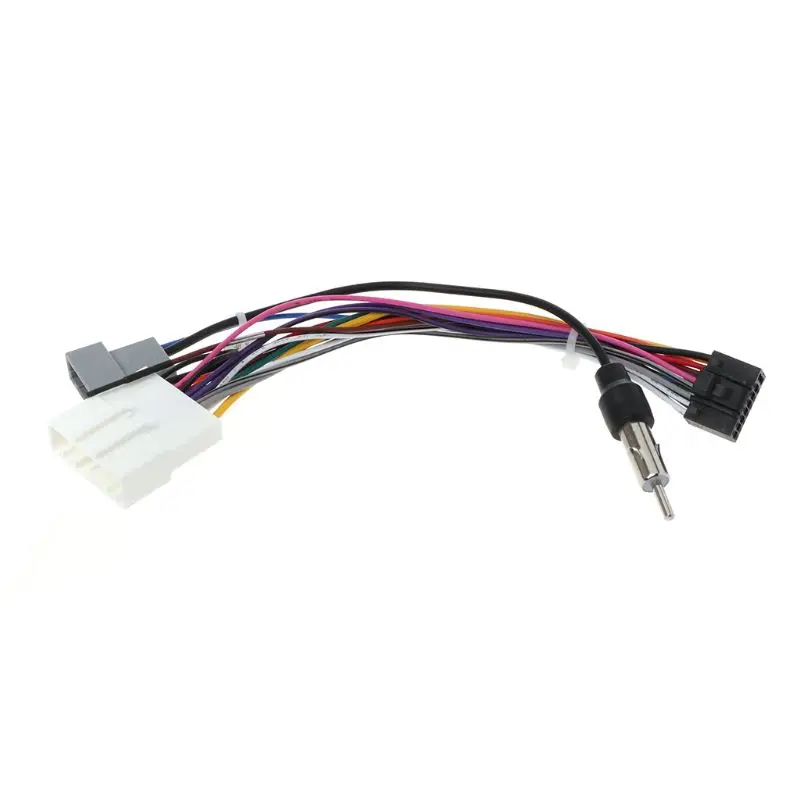 Антиинтерференционный автомобильный стерео жгут проводов кабель-адаптер Android 16