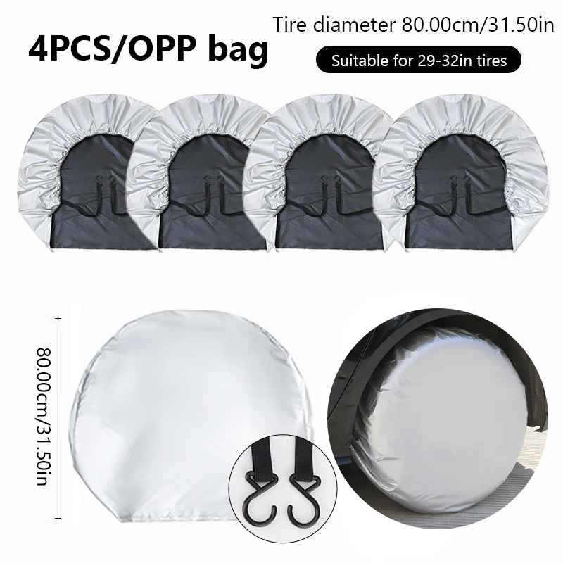 

Универсальные Чехлы Для Колес SEAMETAL, 1/4 Шт., Водонепроницаемые, С Защитой От Ультрафиолета, Из Оксфордской Ткани