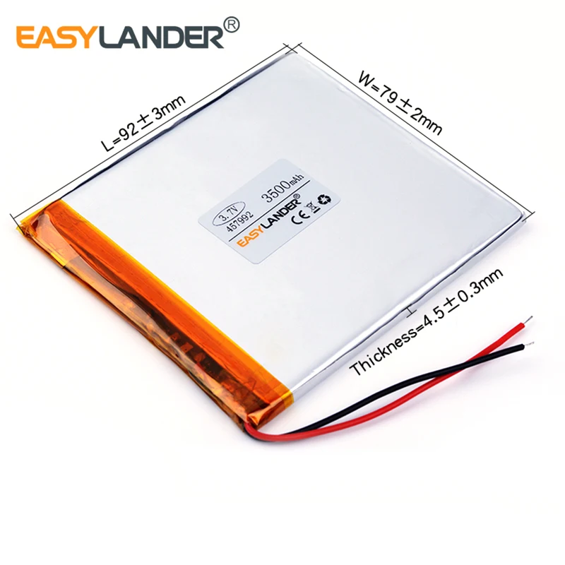 Литий-полимерная аккумуляторная батарея для планшетного ПК 7-дюймовый 8-дюймовый