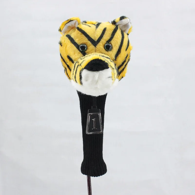 

Tiger Golf Club Sleeve Animal Ball Cover Protective Cover No. 1 Rod Head Cover Golf Accessories