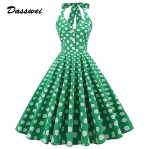 DASSWEI Women Big Swing Printed Dress 2022 Spring Summer A Line Sleeveless High Waist Midi Dresses Female Vintage Robe Vestidos DASSWEI Women Big Swing Printed Dress 2022 Spring Summer A Line Sleeveless High Waist Midi Dresses Female Vintage Robe Vestidos