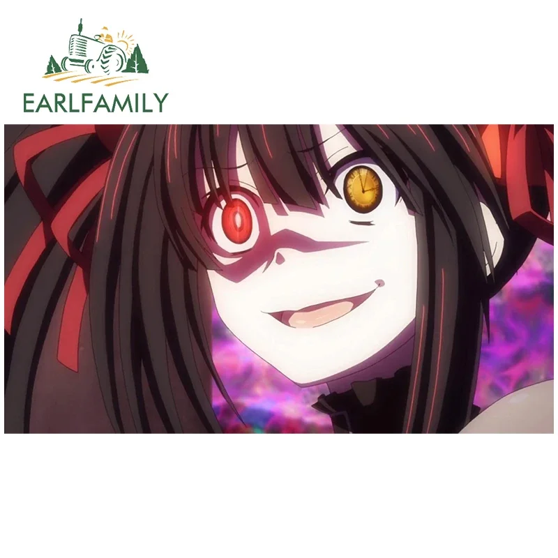 

EARLFAMILY 13 см x 7,3 см для милых токисаки Куруми забавные автомобильные наклейки виниловая пленка на лобовое стекло водонепроницаемое украшение