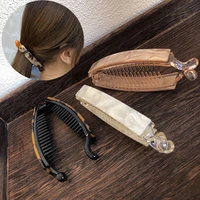 elegant ponytail hoder vintage fashion hair accessories barrettes hair clamp banana clip girls women hairpins