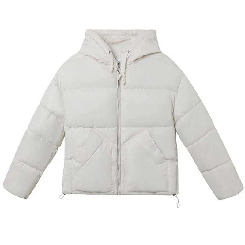 

Пальто женское зимнее, новинка 2023, модный пуховик, женская теплая куртка средней длины в студенческом стиле, повседневные свободные пальто