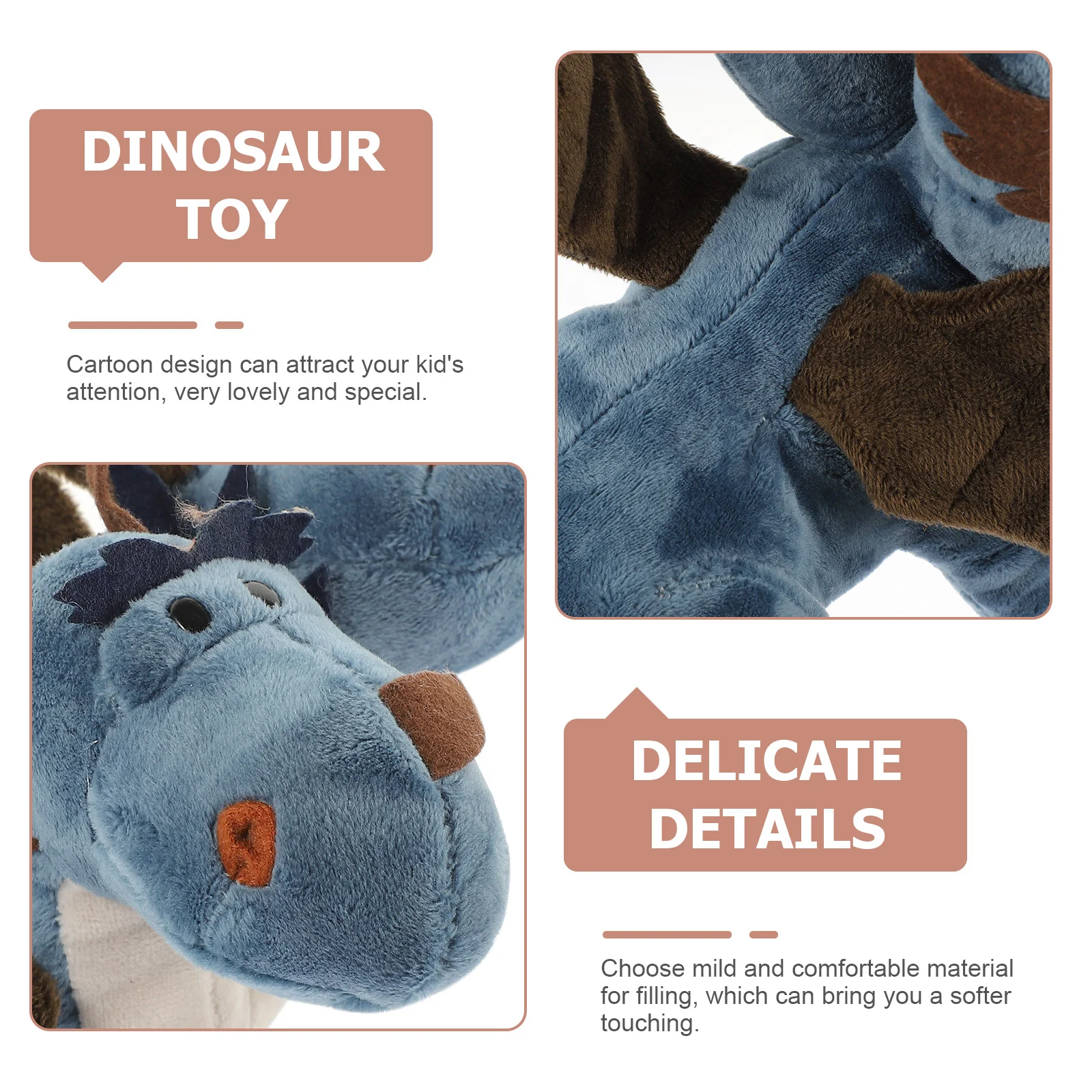 

Stuffed Toys Wyvern Children Dinosaur Pillow Plush Baby Para Mujer Animal Toys Adorable Kids Baby Big