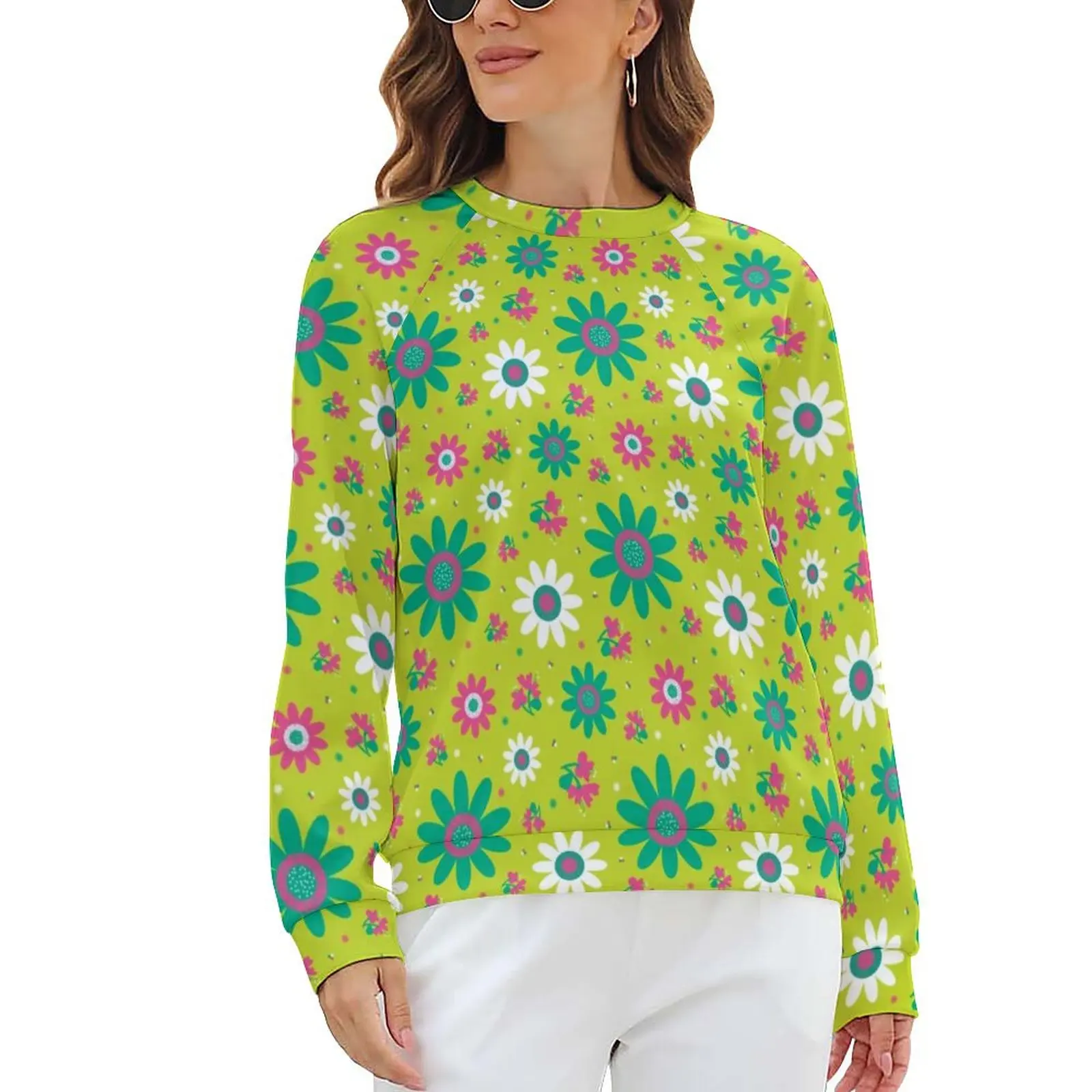 

Женская толстовка с длинным рукавом, в стиле ретро