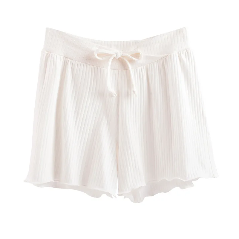 

Maternity shorts loose and thin summer pure cotton white