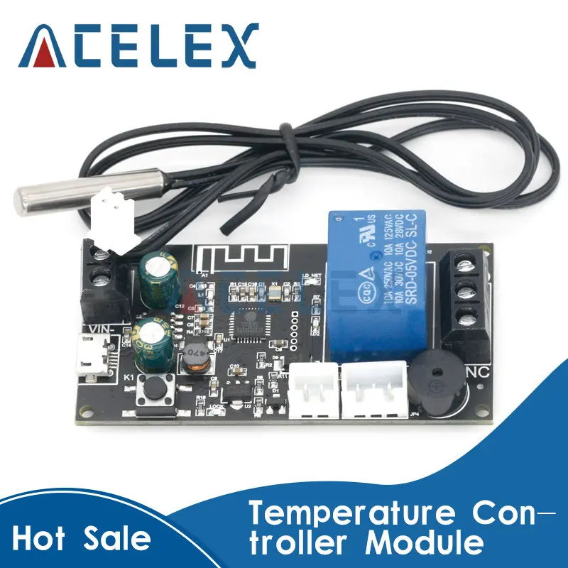 

XY-WFT1 Remote WIFI Thermostat High Precision Temperature Controller Module Cooling and Heating APP Temperature Collection