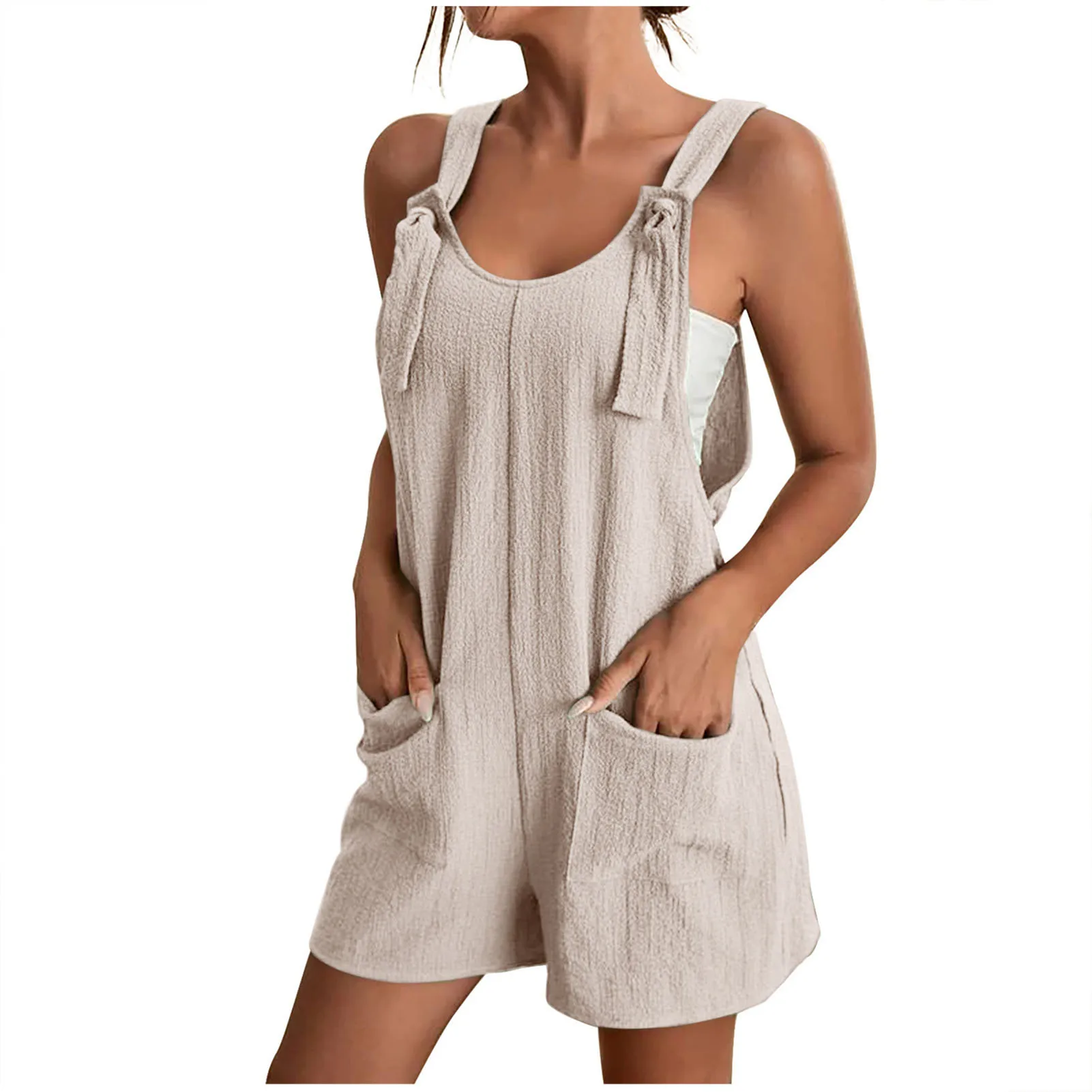 

Women's Wide-Leg Shorts Jumpsuit Comfortable Casual Suspender Shorts Suitable for Girl Woman Lover Mother