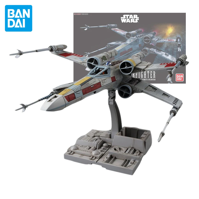 

Original Bandai Star Wars 1/72 Rebel X-Wing Starfighter Assembly Model Anime Action Figures Children's Toys Holiday Gifts