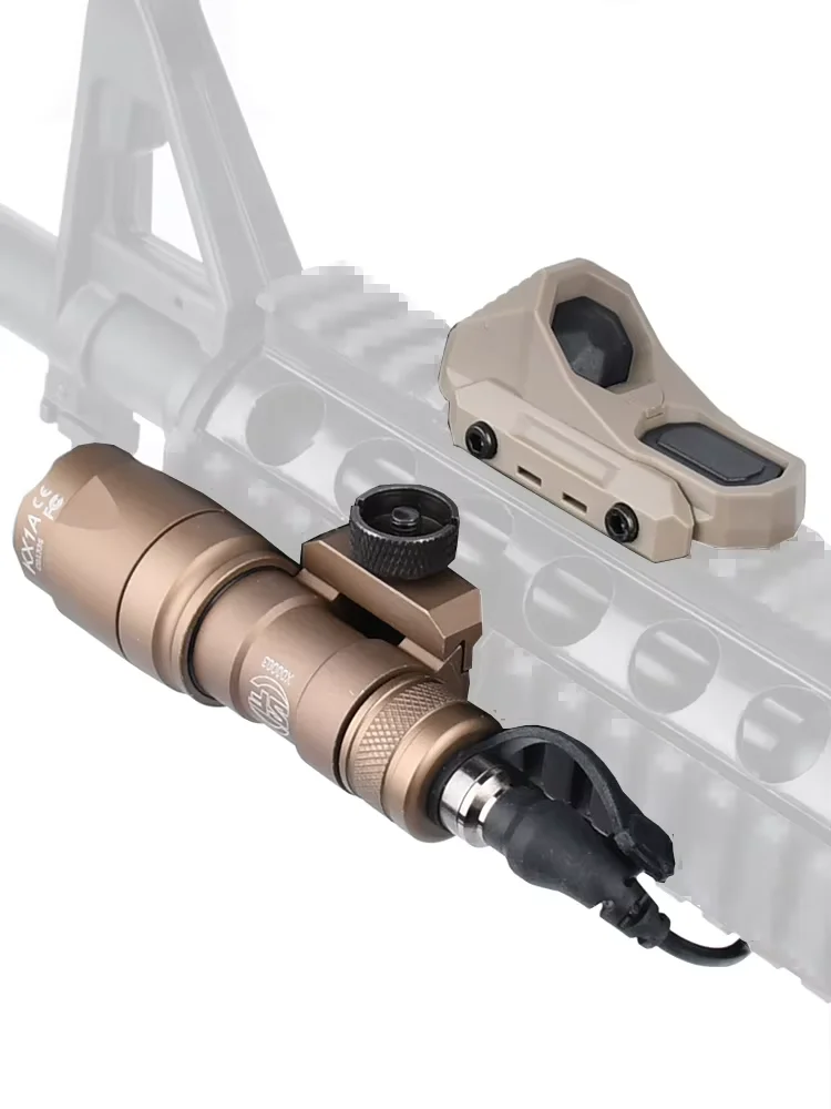 Фото Тактический фонарик Surefire SF M300/M600 с переключателем AXON, направляющая Пикатинни 20 мм — мощный сильный свет для охоты и страйкбола №2