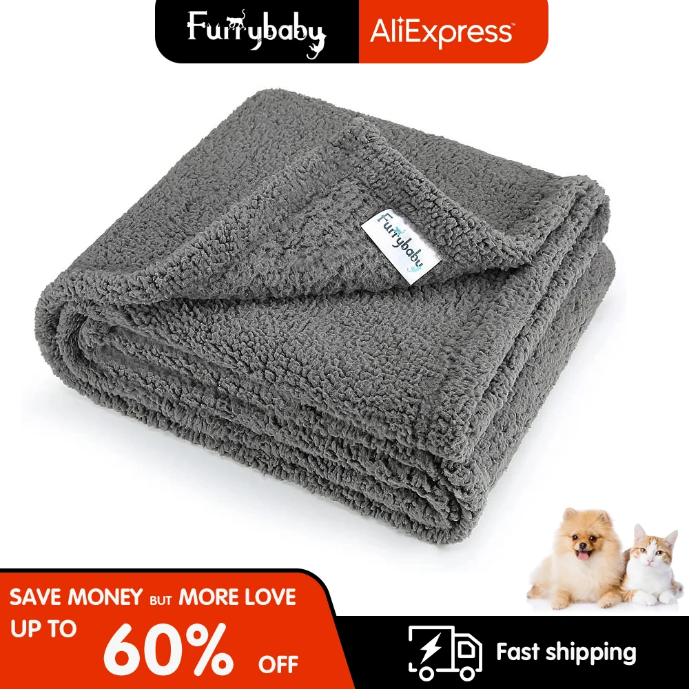 

Furrybaby, коврик для домашних животных, премиум, пушистый, супермягкий и теплый, аксессуары для домашних животных