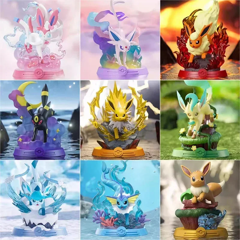 Новинка экшн-фигурка Pokemon Ibrahimovi глухая коробка Gengar Sylveon Greninja Lucario из аниме