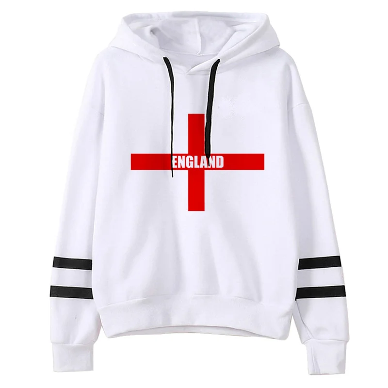 

England hoodies female Ulzzang streetwear female pullover hoody printed anime
