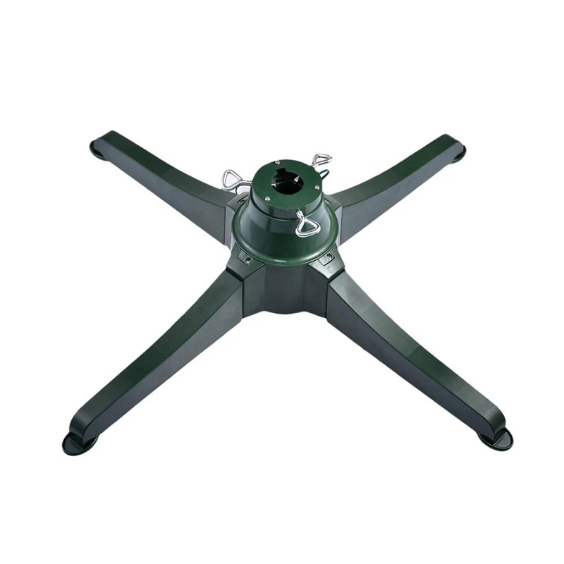

Electric Christmas Tree Stand Rack 360 Degree Rotating Base Support Xmas Party Supply Christmas Decorations