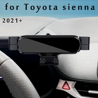 gravity bracket for toyota sienna 2021 2022 car styling bracket gps stand rotatable support mobile accessories