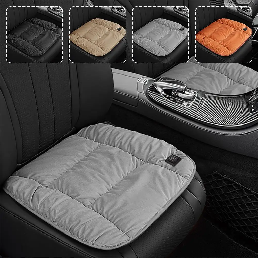 Car Heated Cushion Universal 12v Graphene Accessories Usb Pad Heating Plush Winter Electric Single-chip Cushi A7a3