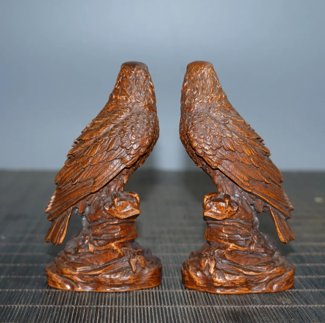 Китайская резьба по дереву из натурального ящика изысканная Орлан декоративные