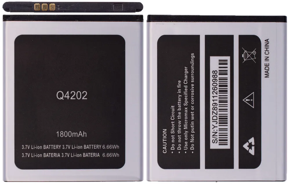 Аккумулятор для Micromax Q4202 Bolt Warrior 2
