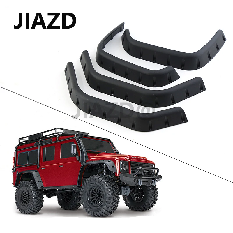 

Plastic Body Shell Wheel Eyebrow Fender Flares Side Guard 8017 for TRX4 Defender 1/10 RC Crawler Car Upgrade Parts