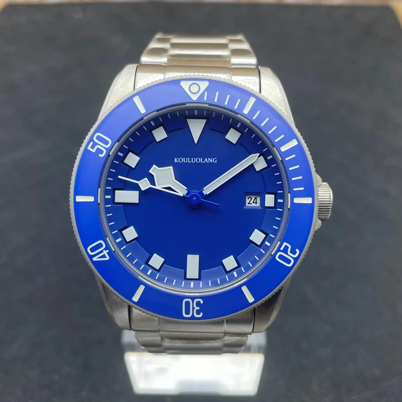 

42mm Man Mechanical Watch Automatic Watch Sapphire Glass 316 Stainless Steel Luminous Waterproof Miyota 8215 Movement blue