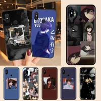 charlotte otosaka yuu anime phone case for xiaomi redmi note 7 8 9 11 t s 10 a pro lite funda shell coque cover