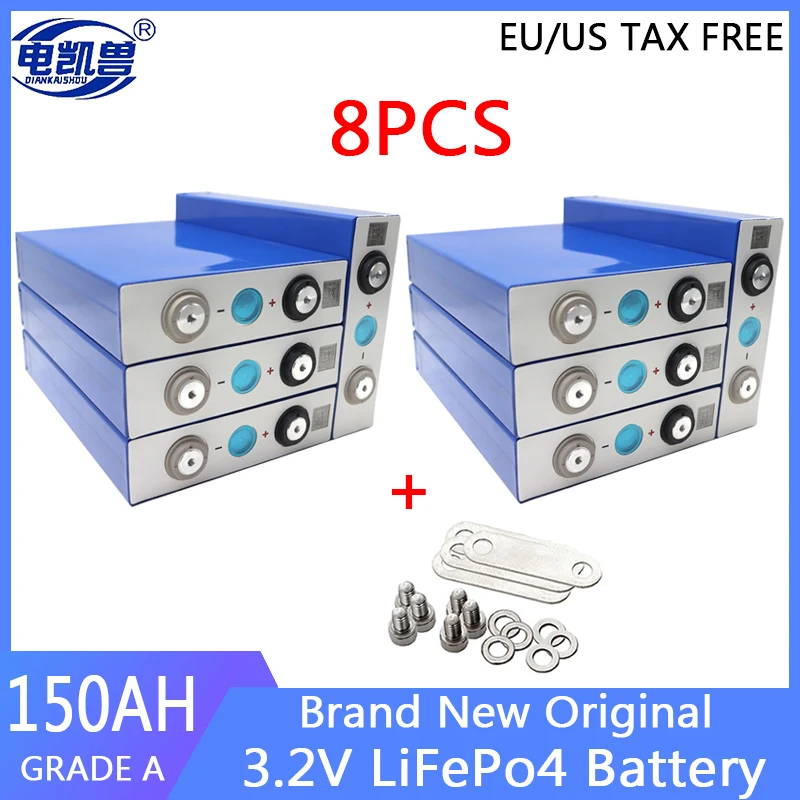 Аккумуляторная батарея LifePo4 Ач 8 шт
