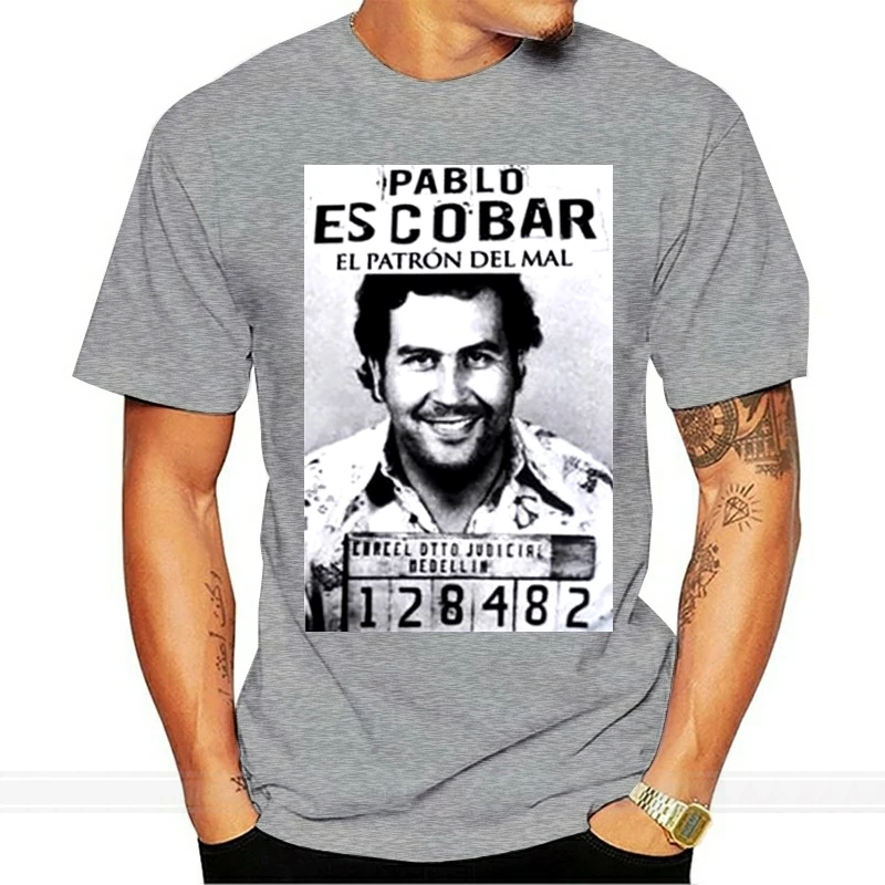 Винтажная Футболка В Стиле Thug Life Pablo Escobar Gangster Design Колумбийский Наркотический