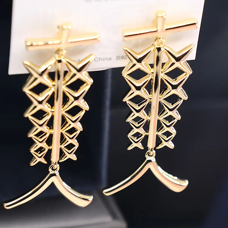 

Bilincolor Personalized Metal Earrings for Women for Gift