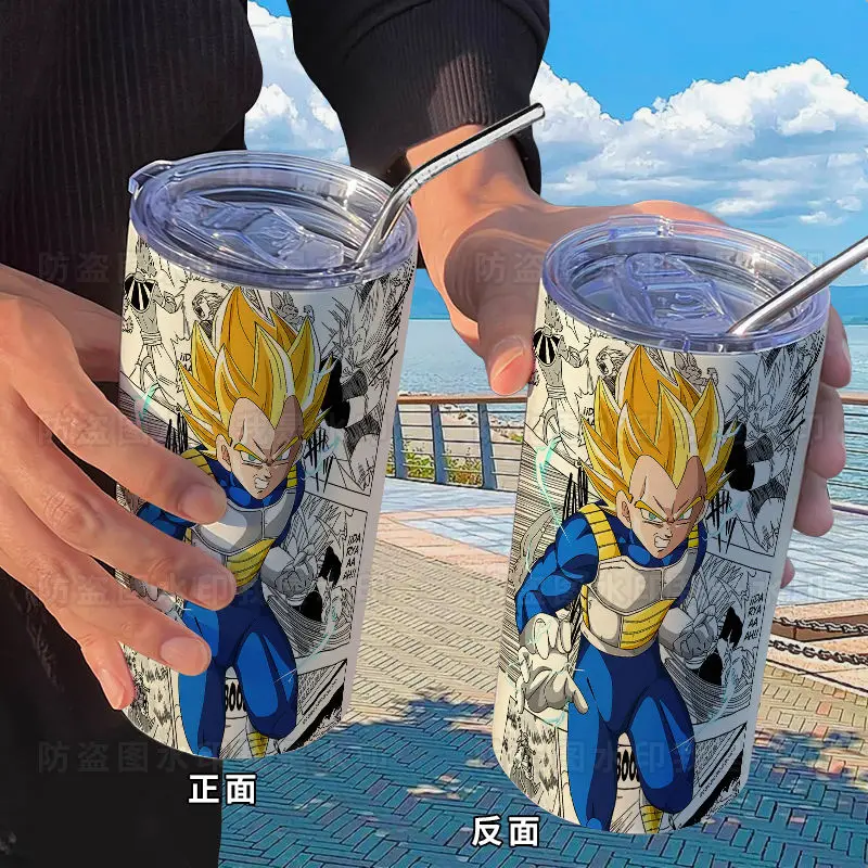 Соломенная чашка Dragon Ball Z с анимацией Гоку детская для воды мужская и женская