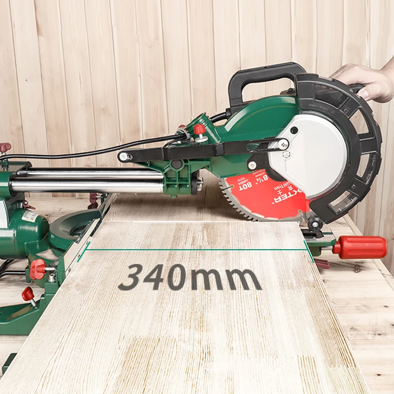 

LUXTER 210mm 1700W Sliding Miter Saw Woodworking bench top Saw Power Saws