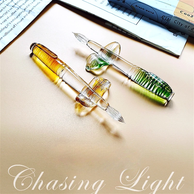 Фото Mojiang MAJOHN Chasing Light, радостный цвет, хрустальное стекло, водяная ручка, Ink Expert, ручная живопись, линия крючка №1