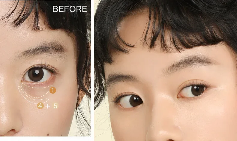 Пятицветный диск консилера Judydoll консилер для лица покрывающий пятна следы от