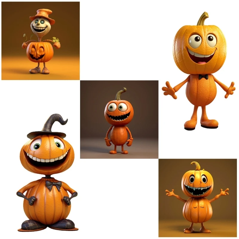 

Halloween Figurines Party Gifts Halloween Pumpkin Decorations Figurines Tabletop Decorations Resin Crafts Ornaments