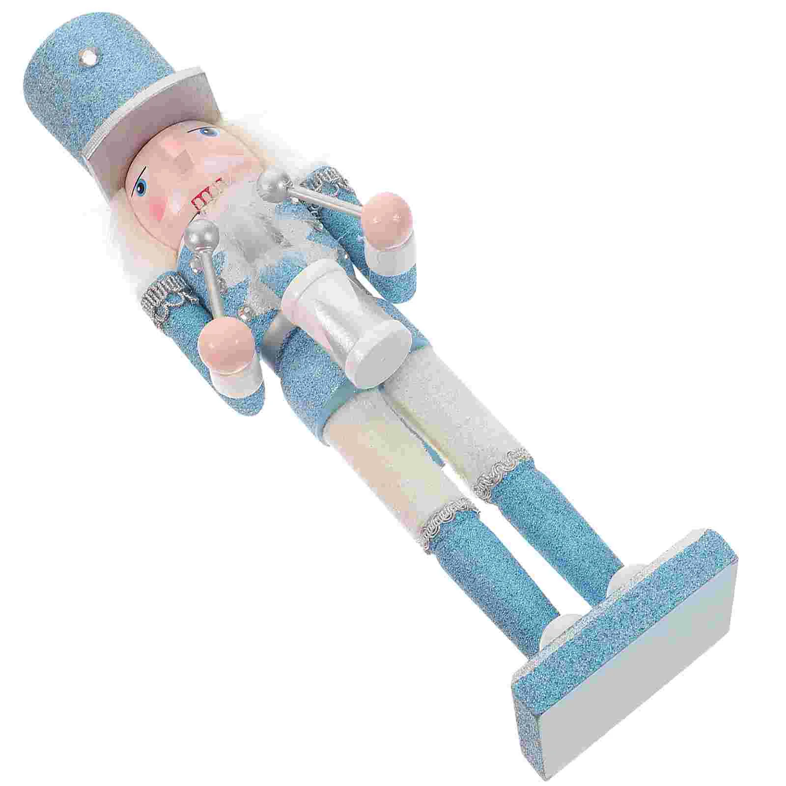 

Santa Figurine Nutcracker Ornament Christmas Nutcrackers Decor Unique Old Fashioned Wooden Child