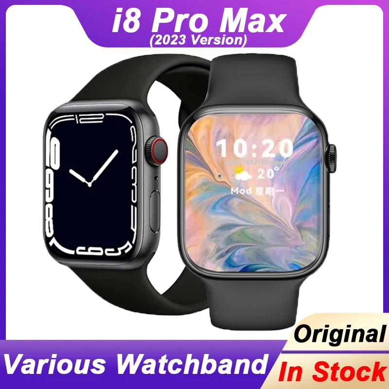 Новинка 2023, умные часы i8 Pro Max с Bluetooth для мужчин и женщин, спортивный фитнес-браслет, бесплатная доставка, умные часы серии 8 PK i7 Pro Max