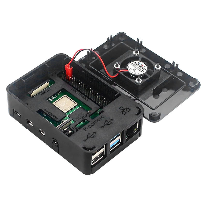 Чехол для Raspberry Pi 4 B ABS Модернизированный пластиковый корпус Поддержка